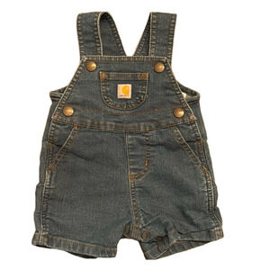 Carhartt 3 month denim short overalls